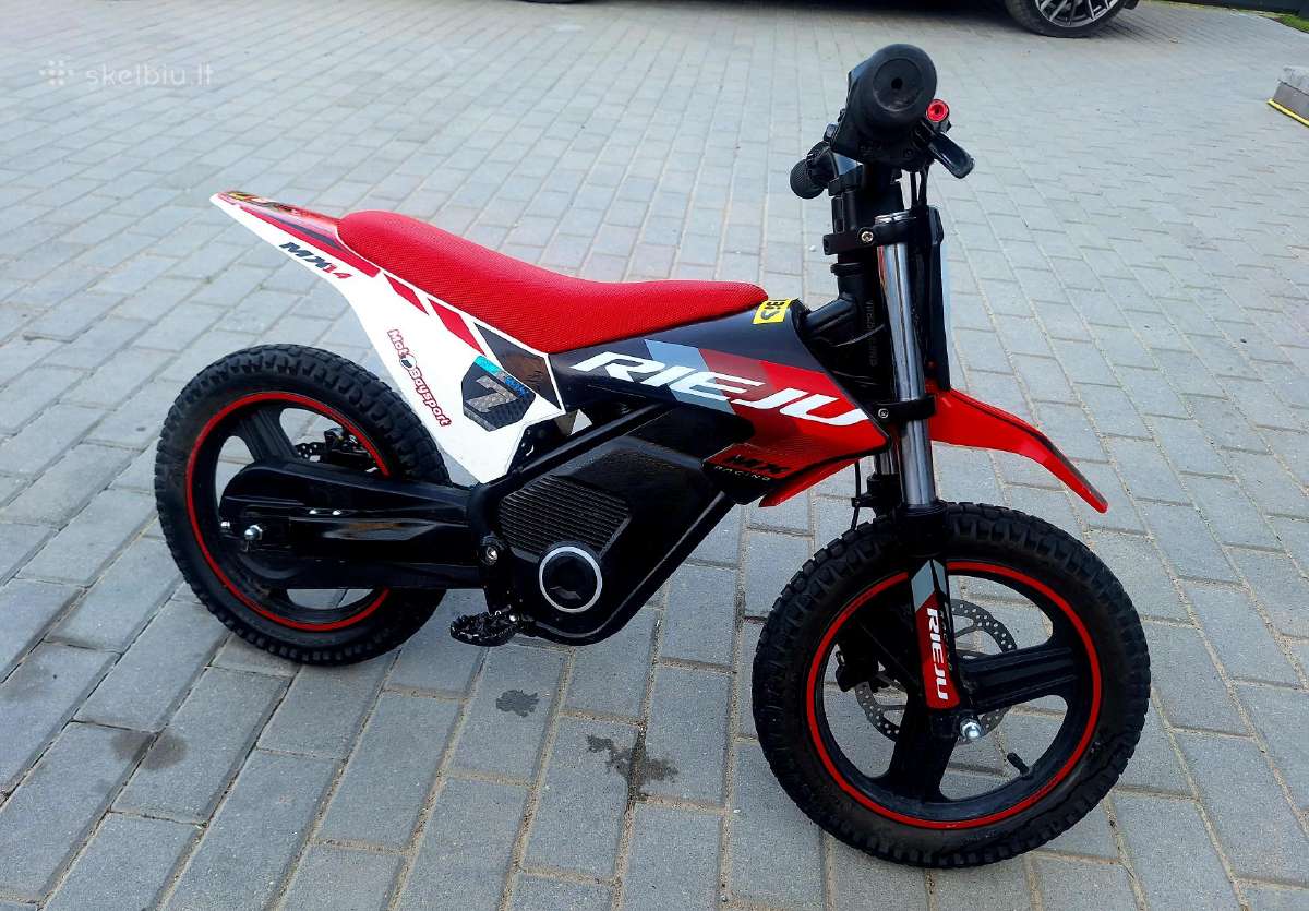 Elektrinis motociklas vaikams nuo 3 Iki 8 metu.
