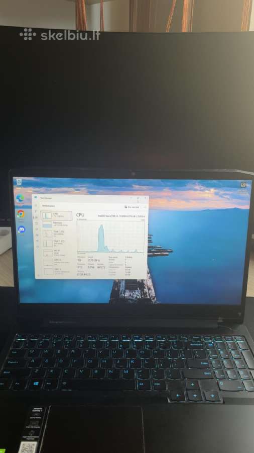 Lenevo ideapad gaming 3 laptopas