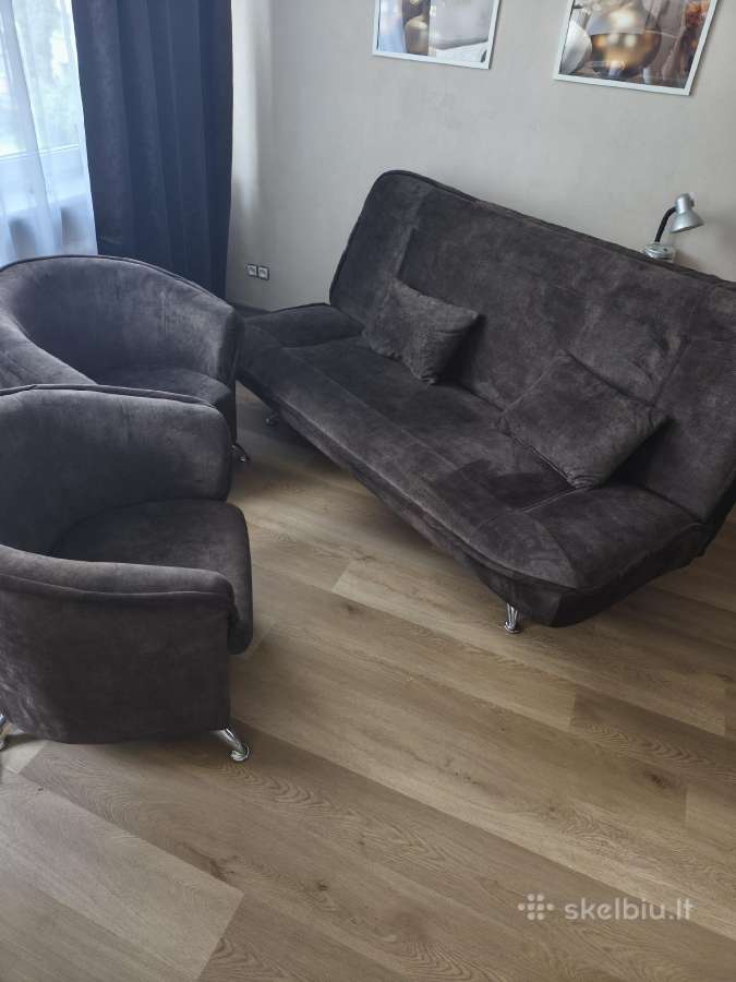 Sofa lova,su foteliais