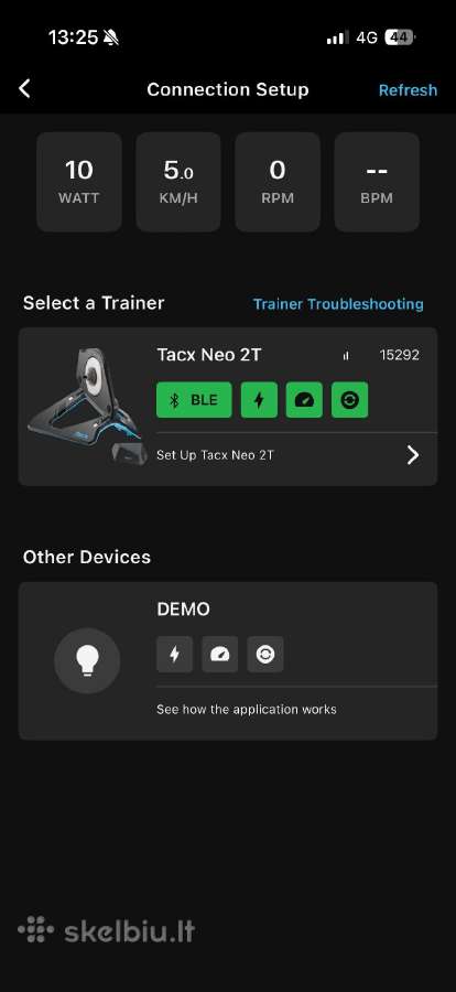 Garmin Tacx Neo 2t smart dviracio treniruoklis - nuotraukos Nr. 9