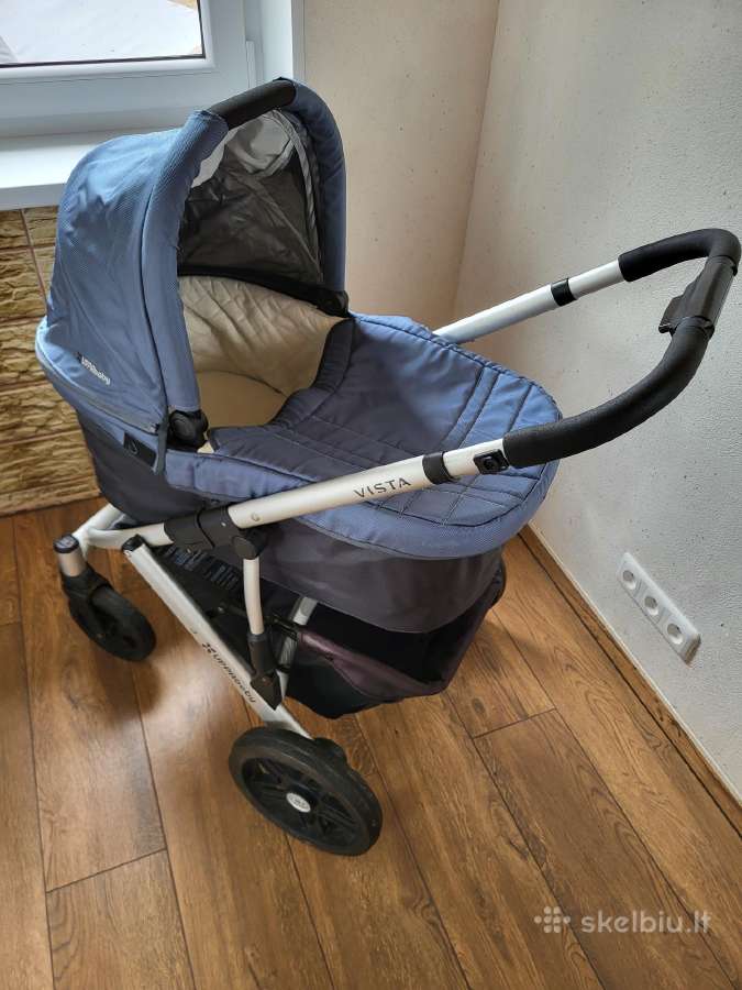 Uppababy Vista vežimėlis + lopšys + auto kėdutė