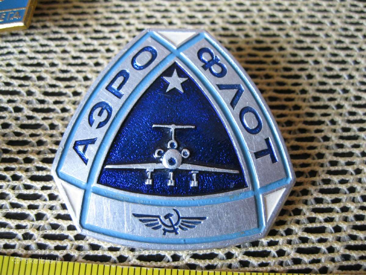 3 vnt .Zenkliukai -Ltsr civiline aviacija CCCP - nuotraukos Nr. 3