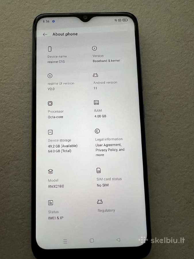 Realme C15 - nuotraukos Nr. 7