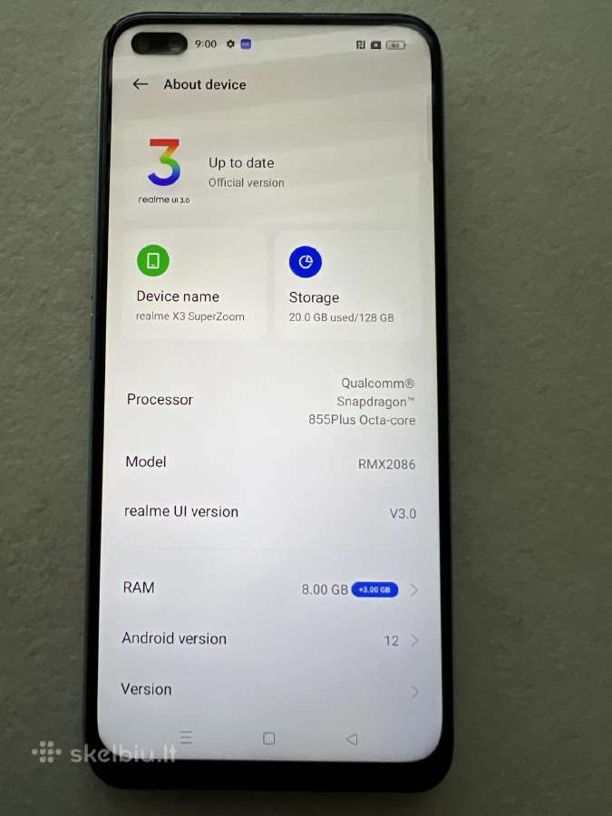 Realme X3 Superzoom Arctic white - nuotraukos Nr. 2
