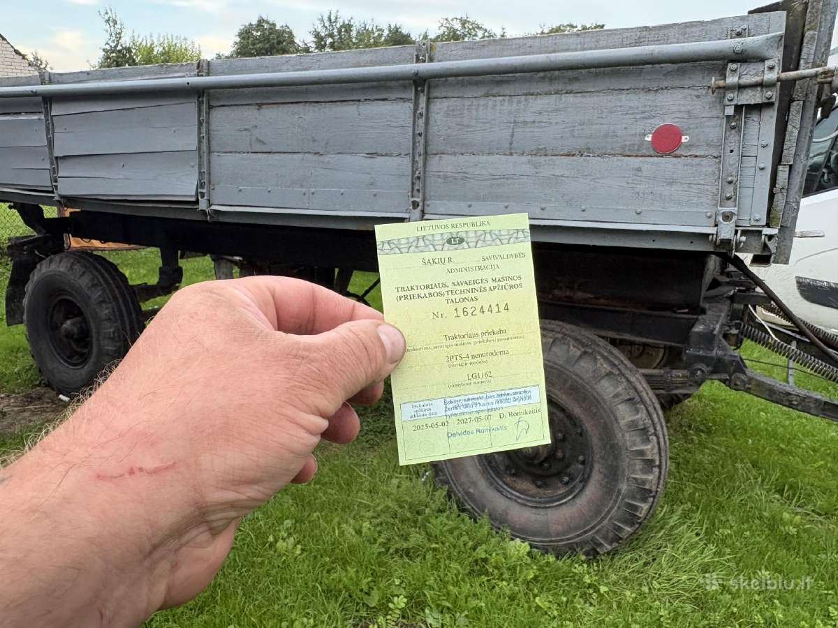 Parduodu traktorine priekaba, savivarte.