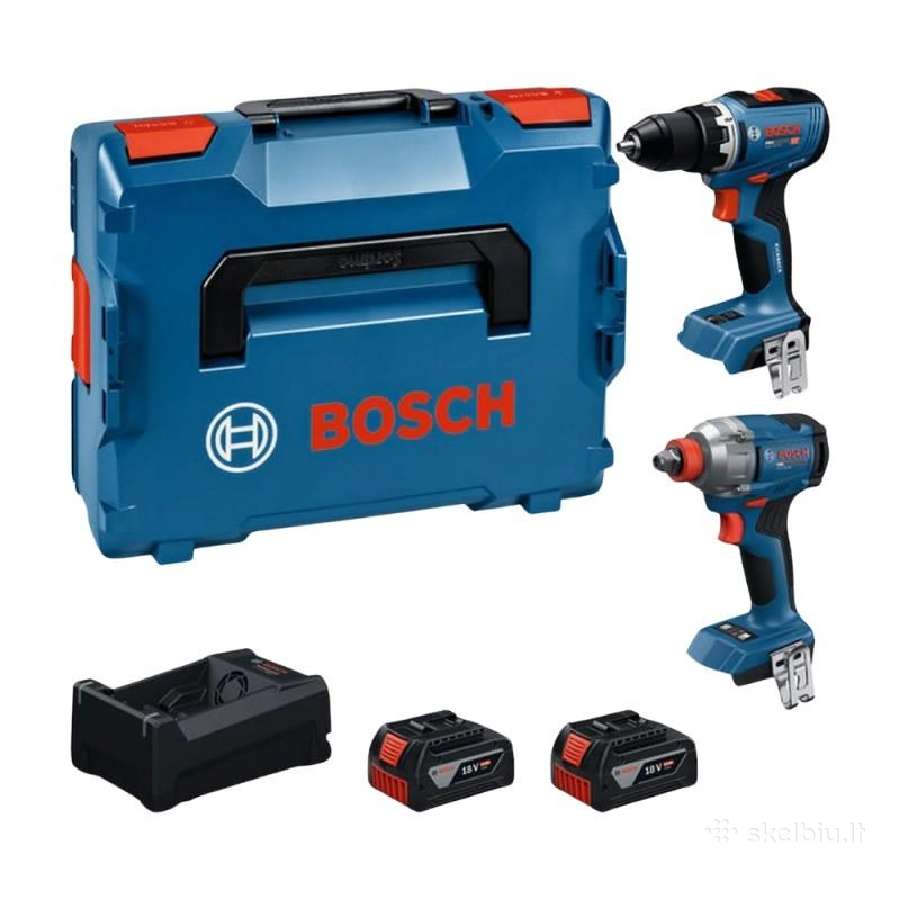 Akumuliatorinių įrankių rinkinys Bosch 18v Gdx+gsr