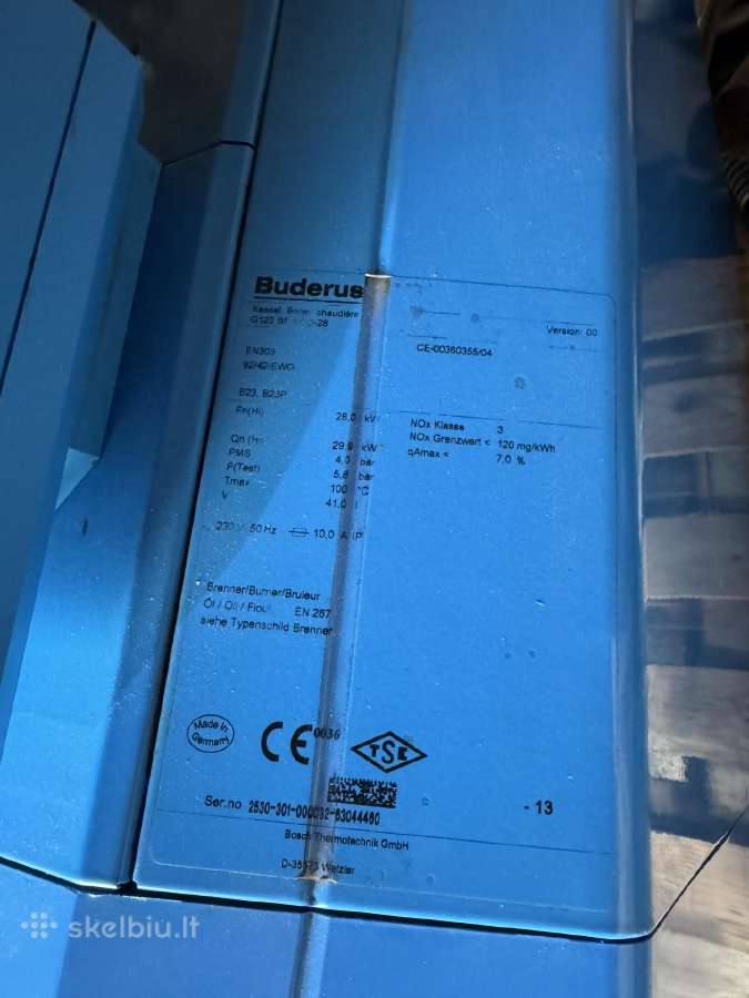 Buderus dyzelinis g125 28 kw - nuotraukos Nr. 3