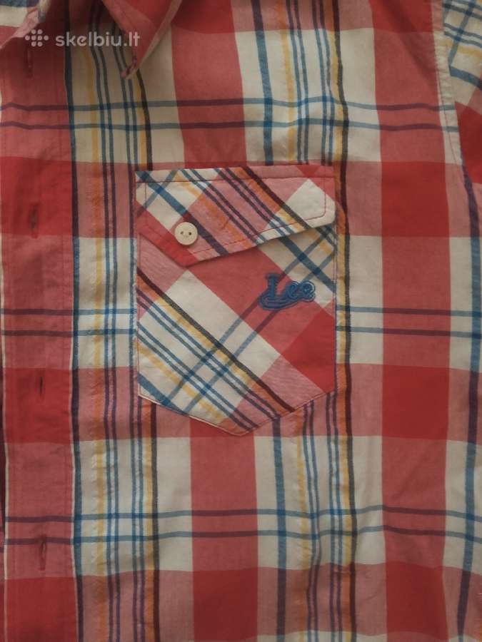 Nauji Lee jeans margi marskiniai tr.rankovem - nuotraukos Nr. 3