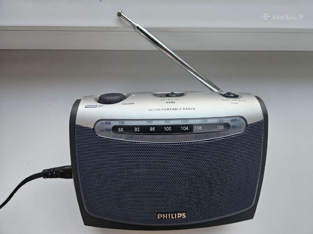 Philips Ae2160 – veikia nuo tinklo ir baterijų