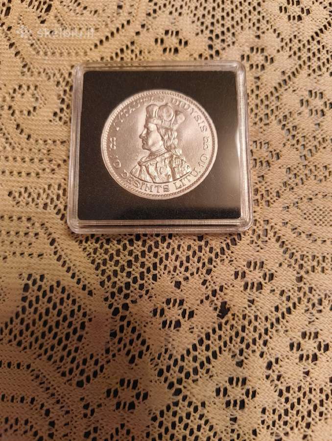 10 Litų 1936 m. Labai Gero Stovio.unc - Liuks.