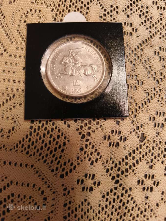 5 Litai 1925 m. Labai Gero Stovio.unc - Tulpė - nuotraukos Nr. 2