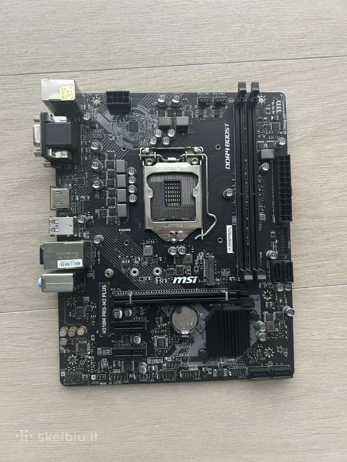Msi H310m Pro-m2 Plus (Lga1151) Motininė Plokštė