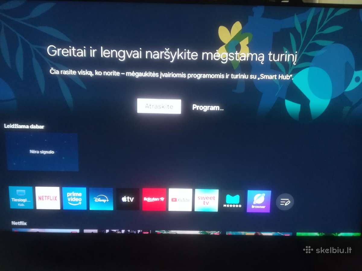 Samsung Qe50q60ba 129cm Qled Smarttv 4k Go3 WiFi