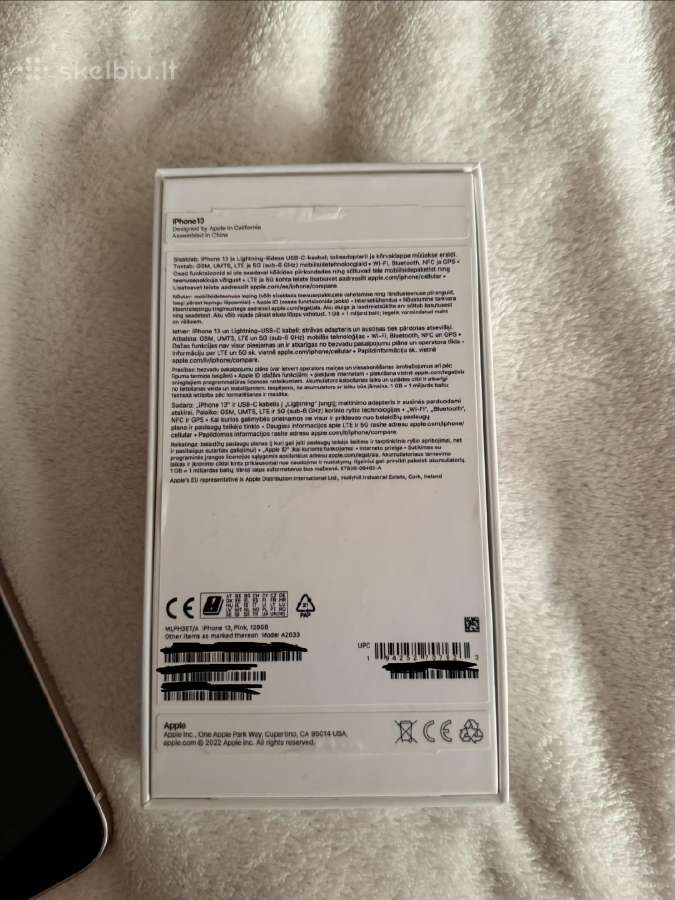iPhone 13 128gb (Pink) / Rožinis + Pilnas komplekt - nuotraukos Nr. 9