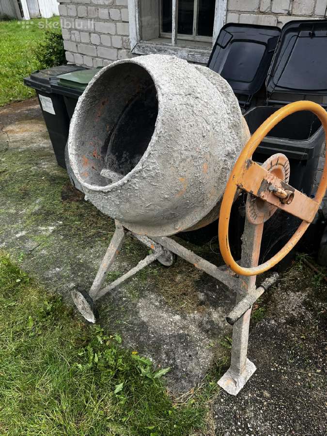 Naudota Elektrinė betono maišyklė Cm120-pbc, 120 l - nuotraukos Nr. 2