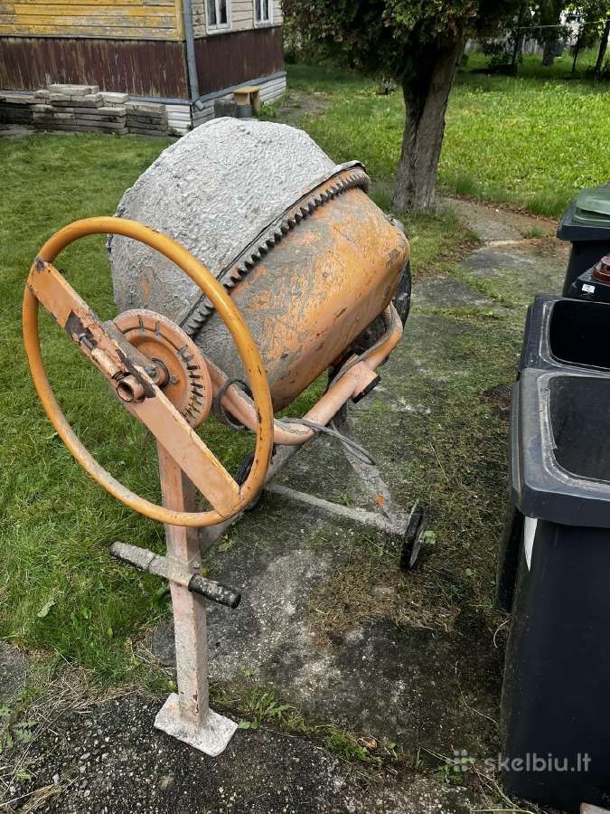 Naudota Elektrinė betono maišyklė Cm120-pbc, 120 l - nuotraukos Nr. 3