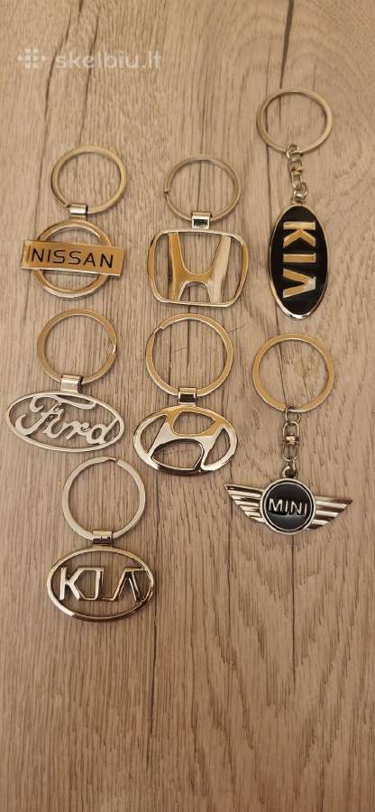Raktų pakabukas su auto logo - nuotraukos Nr. 2