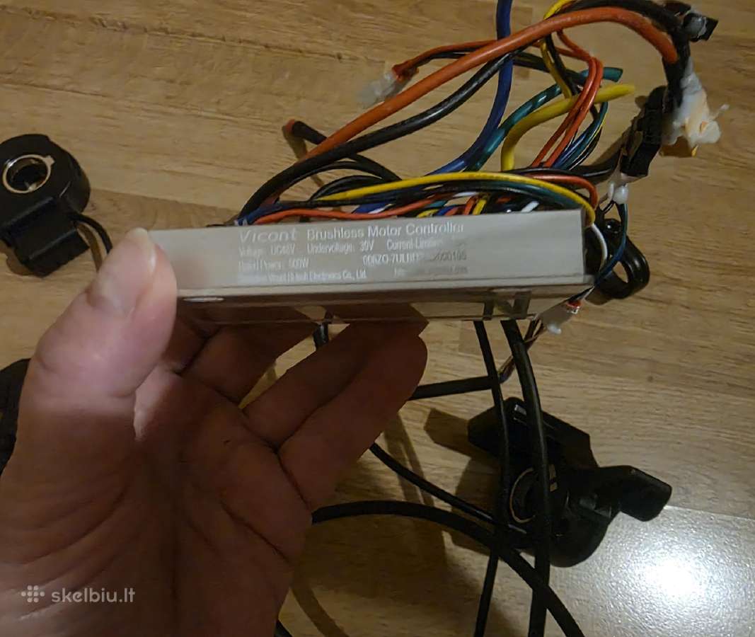 Kontrolerius Vicont Brushless 48v 500w 18a - nuotraukos Nr. 12