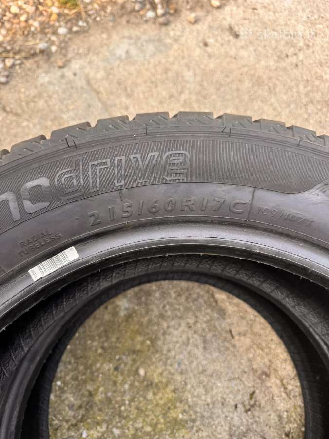 Naudotos padangos 2vnt. 215/60r17c - nuotraukos Nr. 3