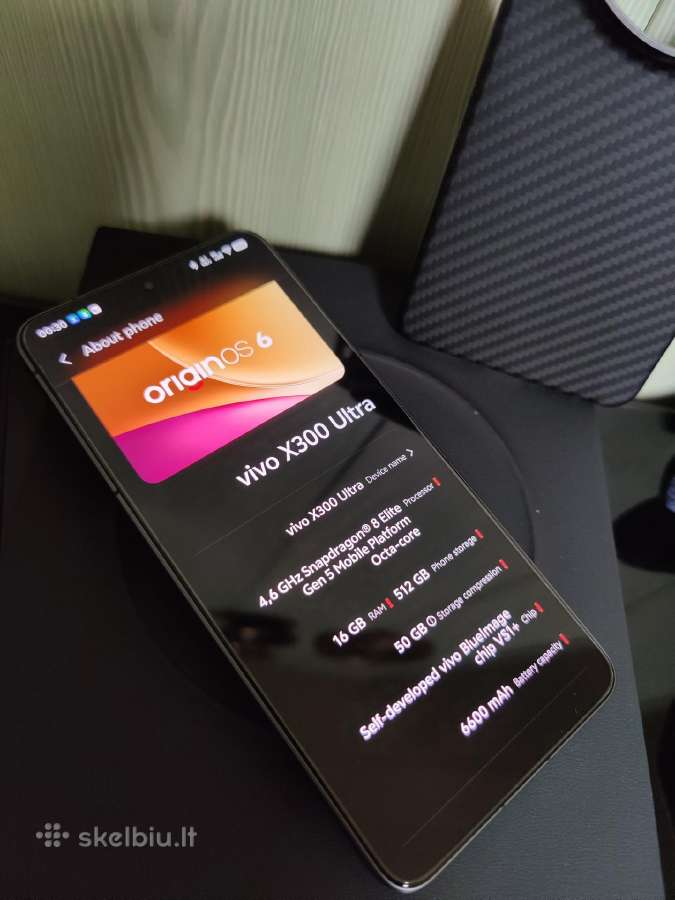 Vivo x300 Ultra 5G 16gb RAM ,512gb vietos
