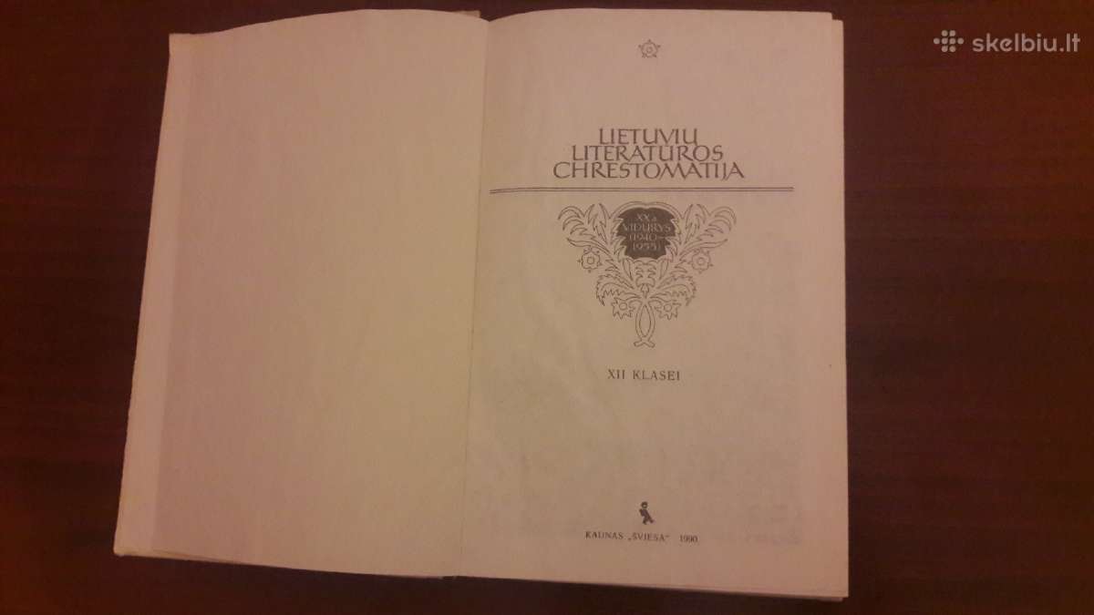 Lietuvių Literatūros Chrestomatija 12 klasei - nuotraukos Nr. 2