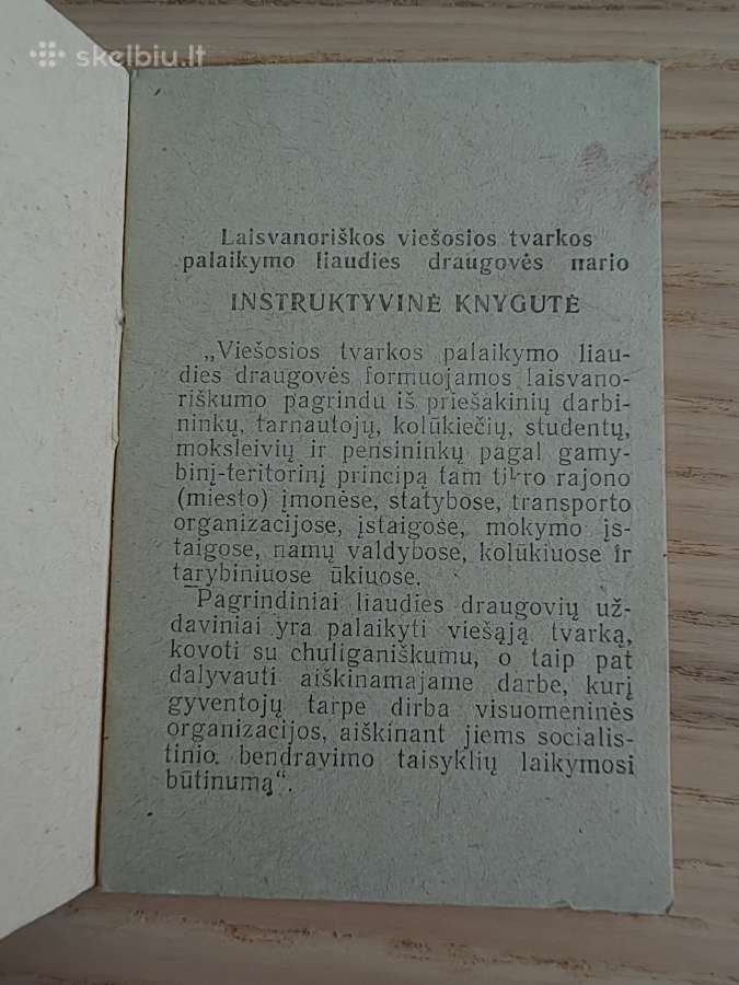 Draugovininko ženkliukas, pažymėjimas ir knygutė - nuotraukos Nr. 7