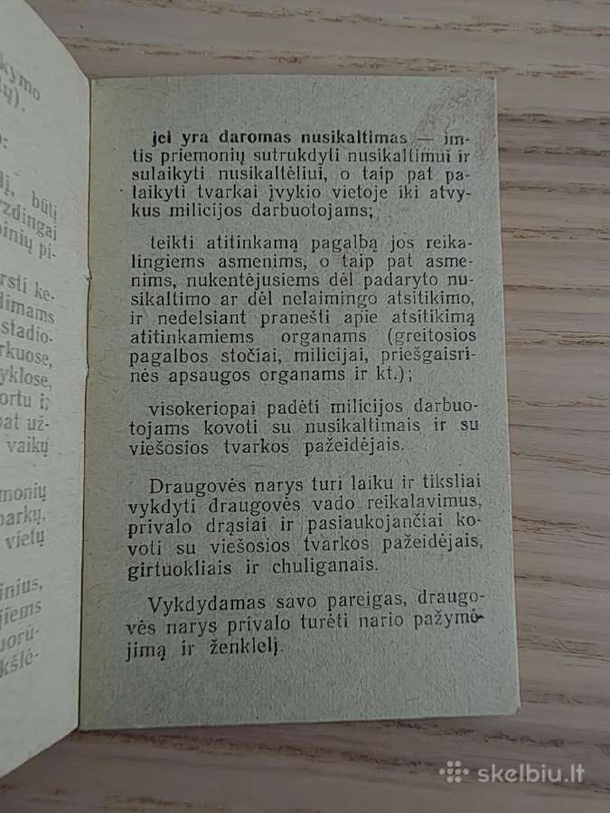 Draugovininko ženkliukas, pažymėjimas ir knygutė - nuotraukos Nr. 9