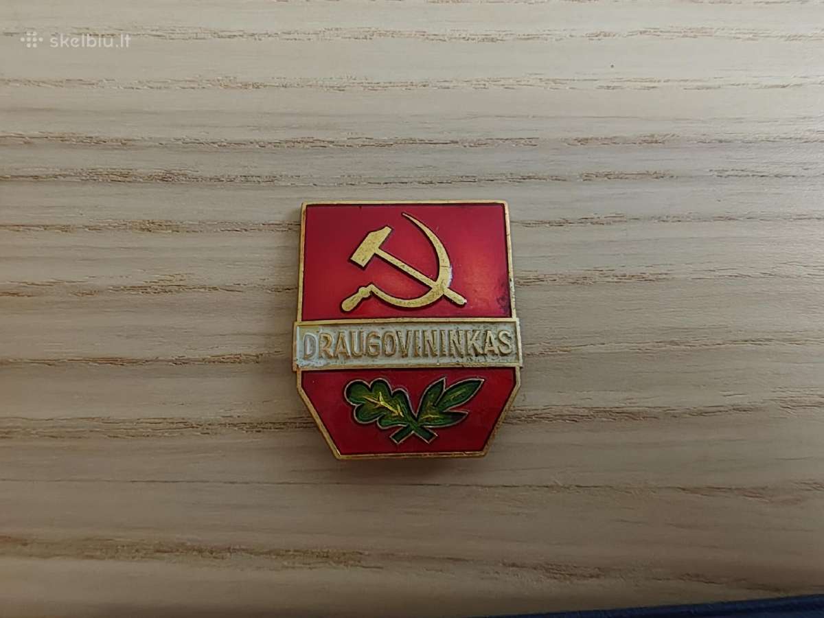 Draugovininko ženkliukas, pažymėjimas ir knygutė - nuotraukos Nr. 2