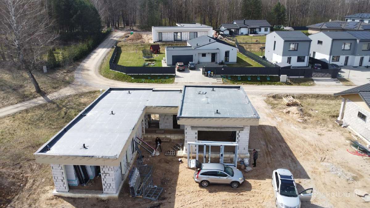 Epdm dangos montavimas, plokščių stogų šiltinimas - nuotraukos Nr. 6