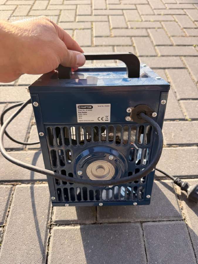 2kw industrinis Šildytuvas Raptor - nuotraukos Nr. 2