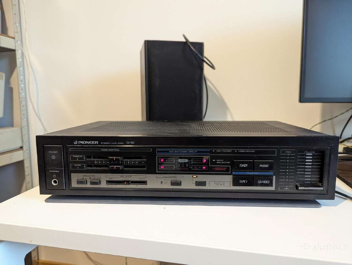 Pioneer Sa-760 garso stiprintuvas.