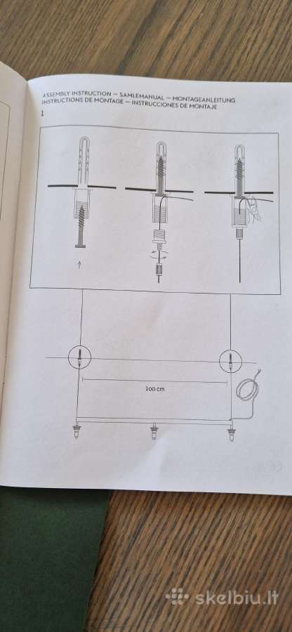 Lempos "Muuto Rime Rail Lamp"