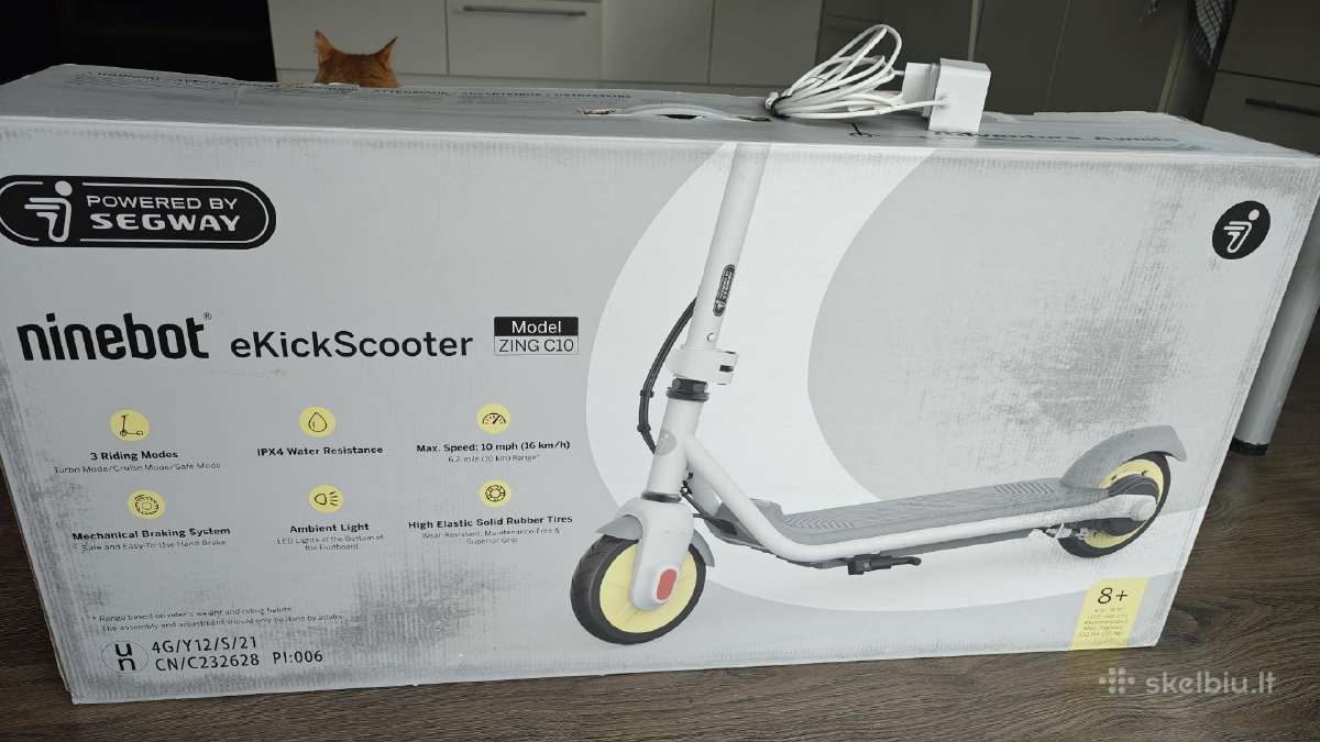 Segway Ninebot ekickscooter Zing C10 60eur - nuotraukos Nr. 6