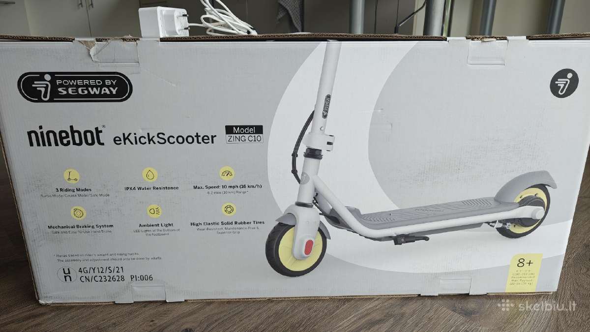 Segway Ninebot ekickscooter Zing C10 60eur - nuotraukos Nr. 8