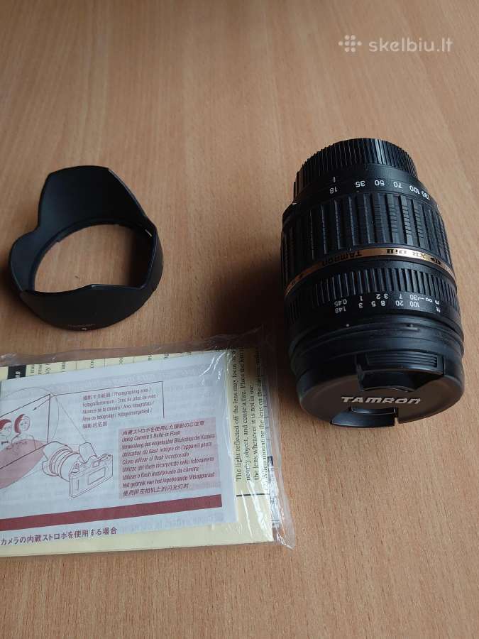Foto objektyvas Tamron Af18-200mm F/3.5-6.3 - nuotraukos Nr. 3