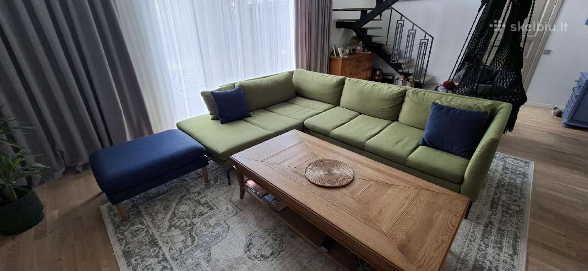 Moderni L formos sofa