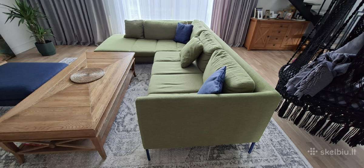 Moderni L formos sofa - nuotraukos Nr. 4