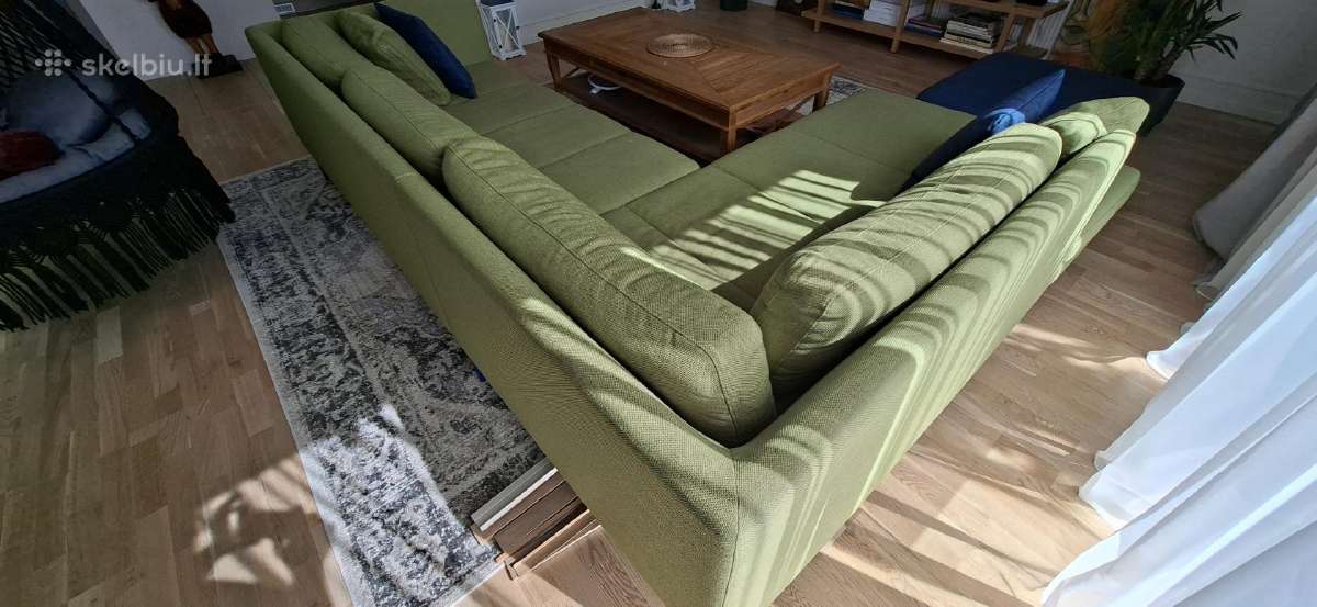 Moderni L formos sofa - nuotraukos Nr. 7