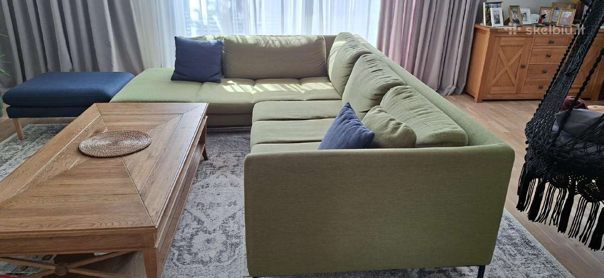Moderni L formos sofa - nuotraukos Nr. 8