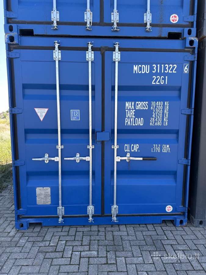 Jūriniai Konteineriai 6m 20dc Klaipėdoje - nuotraukos Nr. 2