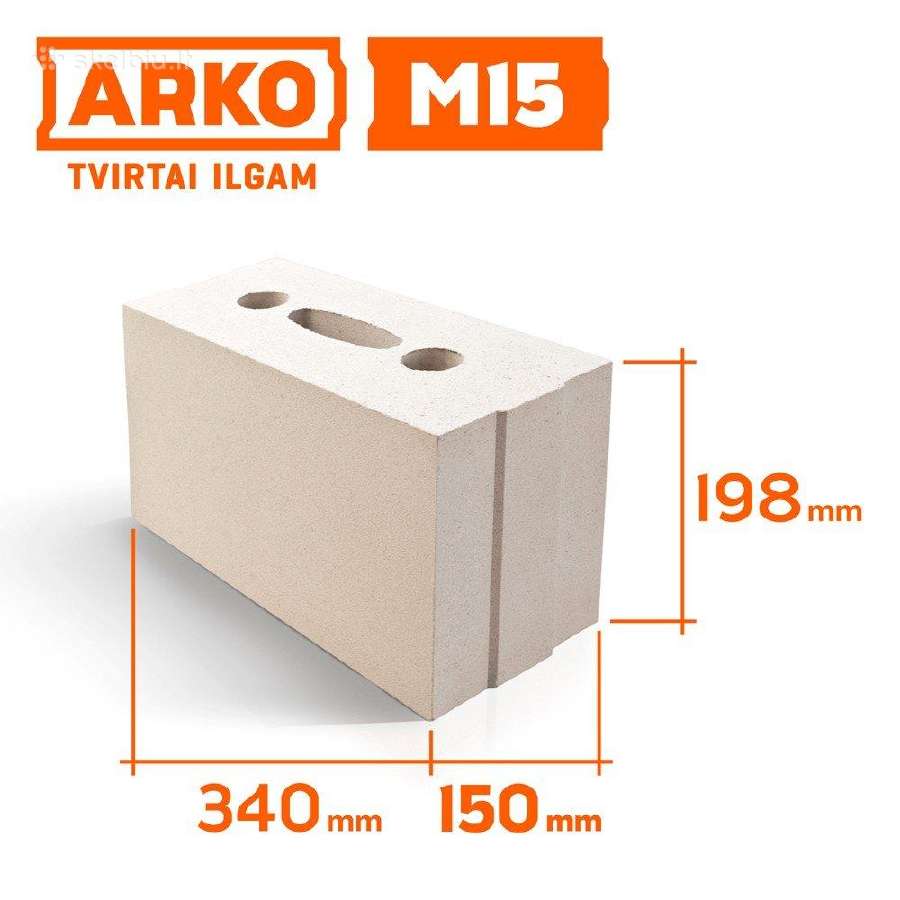 Mūro blokas Arko M15