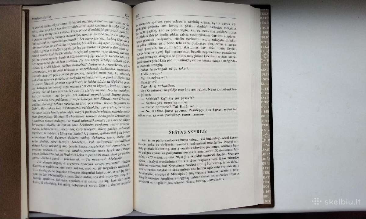 V. Folkneris. Absalomai, Absalomai! 1989 m. leid. - nuotraukos Nr. 7