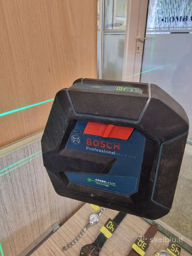 Parduodame lazeri Bosch Gll 2-15 G