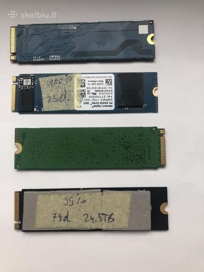 1tb nvme SSD m2 Wd Samsung