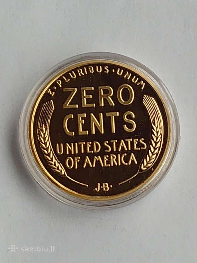 Joe Biden Zero Cents Novelty Penny Coin - nuotraukos Nr. 2