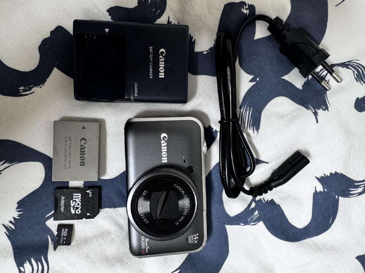 Canon Powershot Sx220 Hs skaitmeninis fotoaparatas