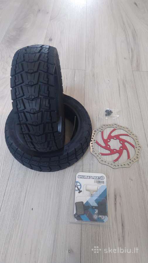 Kukirin G2 padangos, stabdžių diskai16", kaladėlės