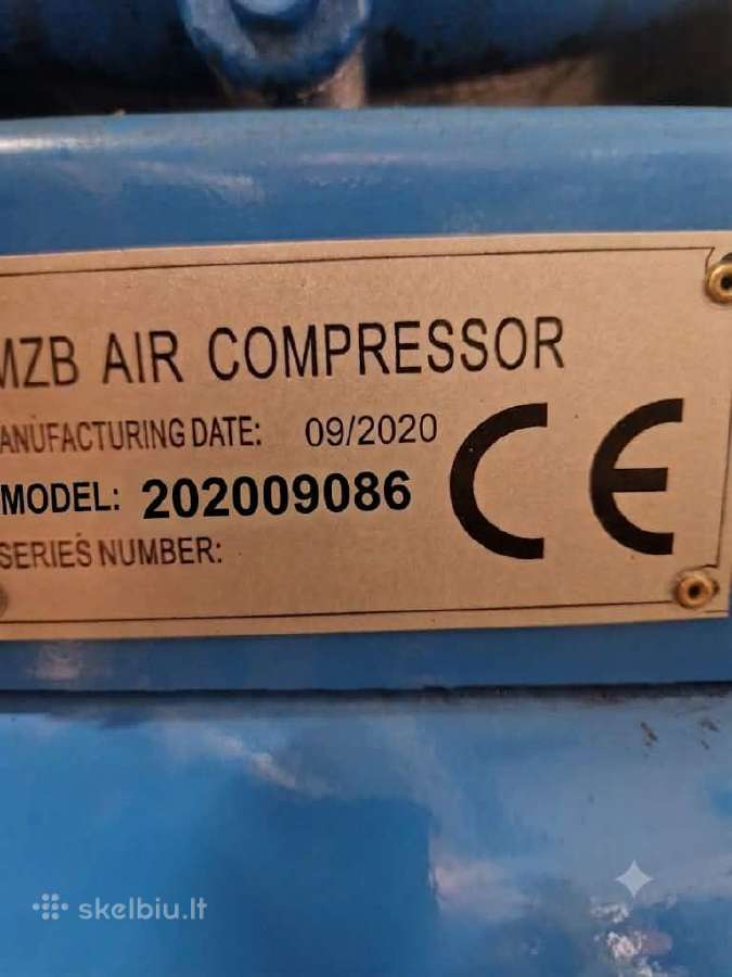 Mzb Mzbv068 88l 646l/min 8 Bar kokia kaina noretum - nuotraukos Nr. 7