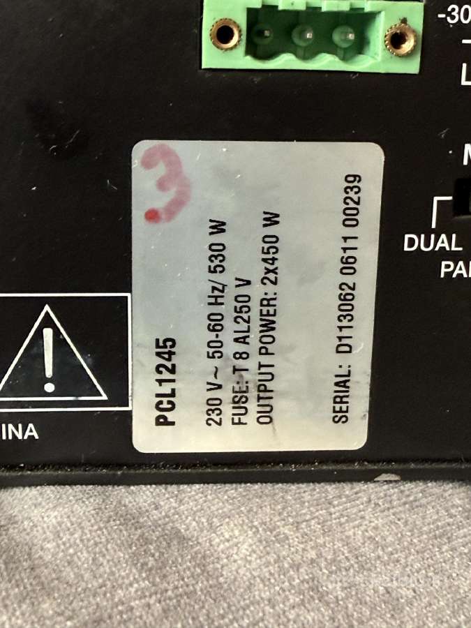 Dynacord Pcl1245 - nuotraukos Nr. 3