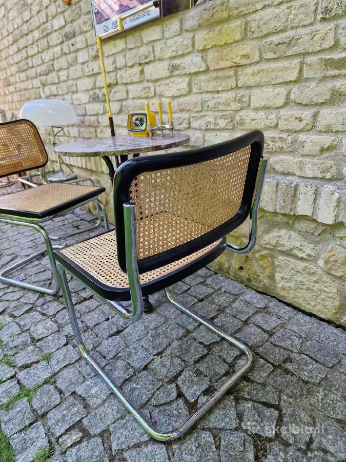 Vintažinės mid century konsolinės kėdės "Cesca" - nuotraukos Nr. 2